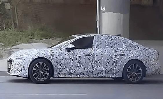 國產(chǎn)全新奧迪A6L諜照首曝!采用全新樣式輪圈造型