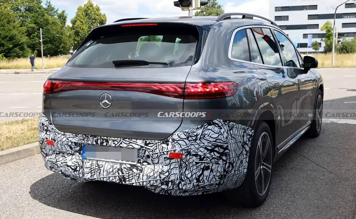 外觀/內飾/續航迎升級 新款奔馳EQS SUV諜照曝光