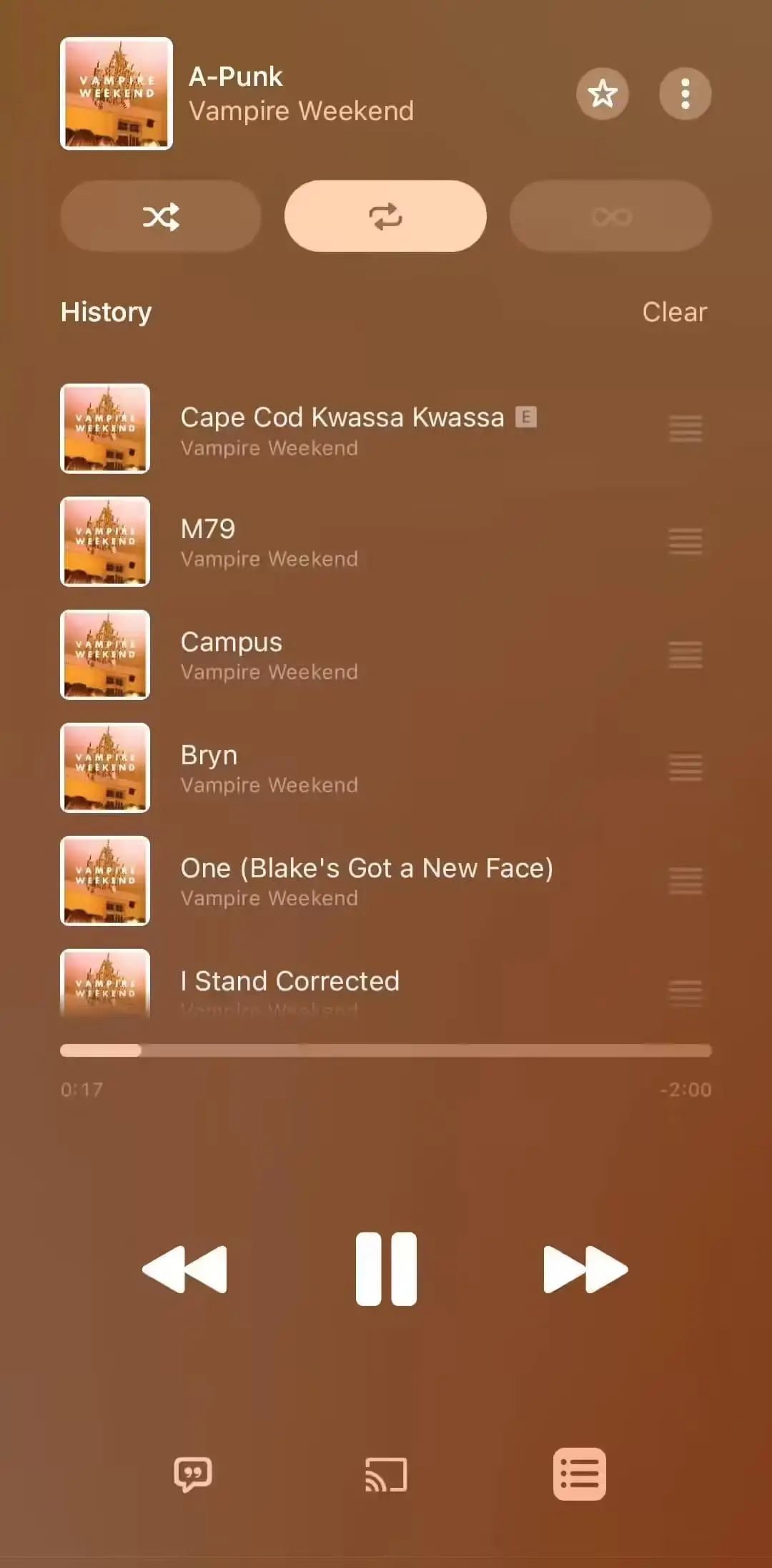 安卓5.0版蘋果Apple Music搶先體驗:調整按鈕、置頂音樂