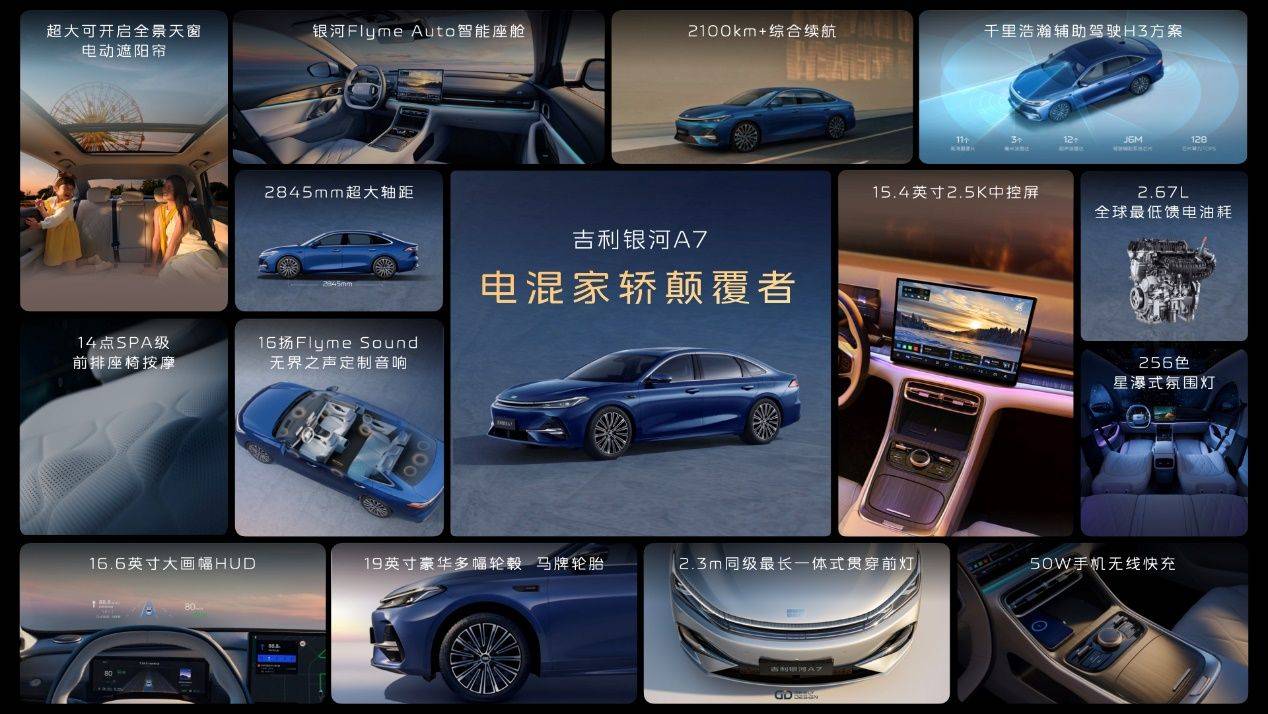 吉利銀河A7超值上市,8.18萬起鎖定年度爆款?