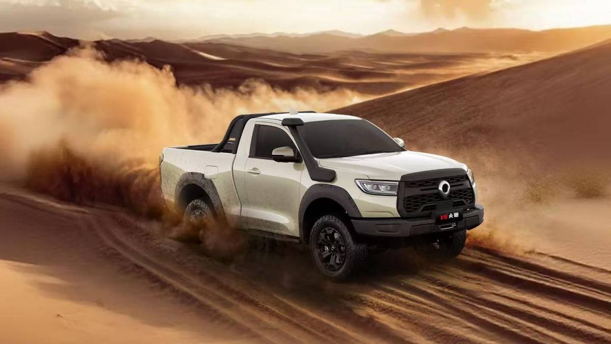 短軸、車輕、大心臟 ,“賽級皮卡”V6火炮預售22.98萬元