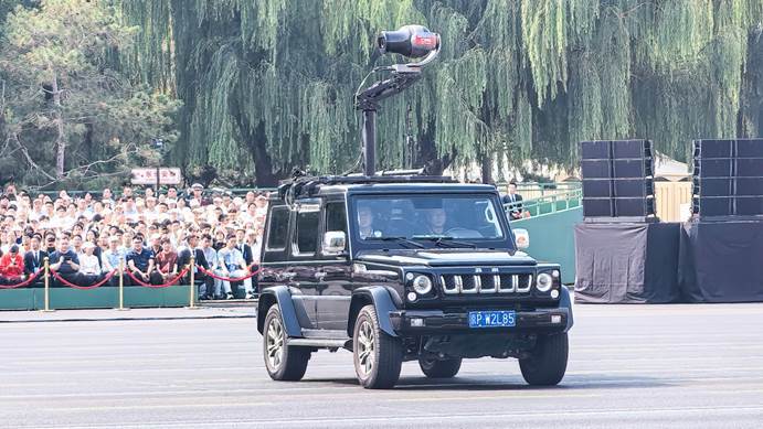國典重器 軍工本色:北京越野護(hù)航抗戰(zhàn)勝利80周年閱兵盛典