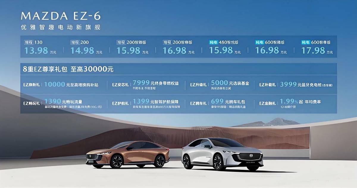 9月銷量大跌!僅售出972輛,為啥馬自達EZ-6又沒什么人想買了?